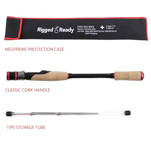 Rigged and Ready Fish Rig Max Telescopic Multi-Function Fishing Rod+ 3 Tips - image 4