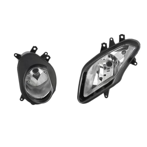 Boîtier avant de phare moto haut de gamme avec seau transparent rigide