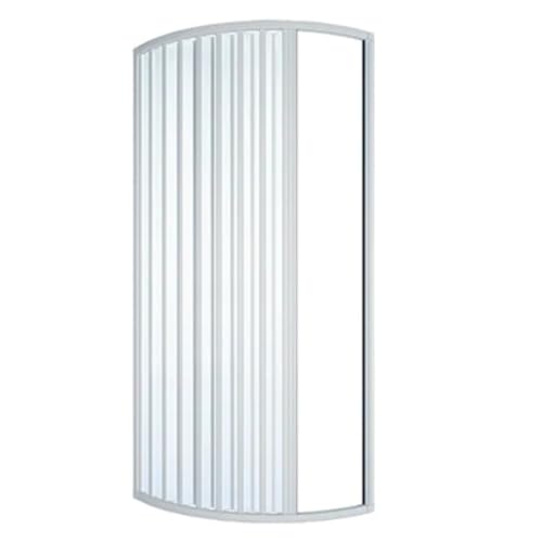 Box ducha semicircular asimétrico de Tina cabina PVC 70 x 90 Izquierda SX