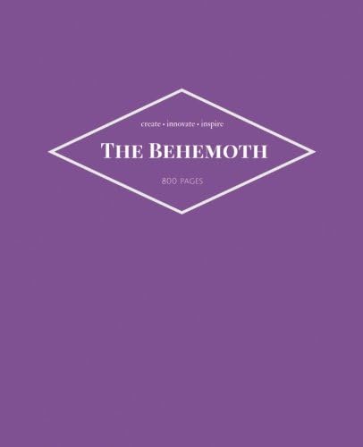 The Behemoth (800 Lined Pages): Majestic Purple - Very Big Journal, Notebook, Diary (7.5 x 9.25 inches) (Creative Collection)