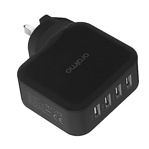 LI Kit de cargador tipo Reino Unido de alta velocidad de 4 puertos Power Cube