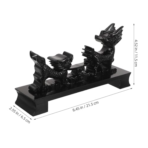 Soporte para Espadas GANAZONO de Resina con Diseño Kylin Tallado para Coleccionistas 3