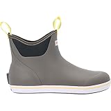 Xtratuf Men's 6 Inch Ankle Deck Boot Gray/Yellow 11
