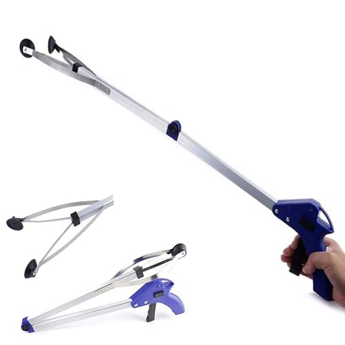 Image of Reacher Grabber, Windspeed Aluminum Suction Cup Grip Grabber Pick Up Tool for Light Bulb Remover, iPad Pick Up, Litter Picker, Trash /Garbage, Garden Nabber, Long Extender