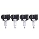 4PCS TPMS Reifendrucksensor Vorne Hinten 407004CB0B Kompatibel für QX50 II NV200 Ni*s-s*an X-Trail Re-*n-ault Meg*ane 4 1.3 1.6 TCe 140 RDKS Sensor Reifendruckkontrollsystem 407004CB0A, 407704CB1B