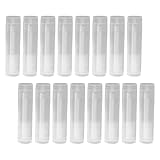 UKCOCO 100 Stück Transparente Lippenpflegestift Tubes mit Deckel Leere...