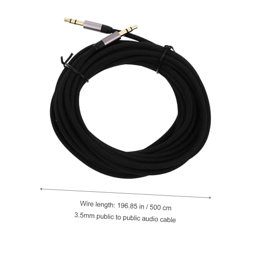Cable de audio estéreo macho a macho con conector Jack 3.5mm miniatura 2