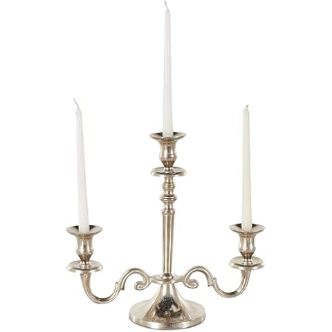 Novogratz Aluminum Scrolled Candelabra Cover