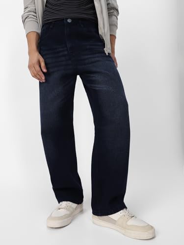 Image of Urbano Fashion Men Mid Rise Loose Jeans
