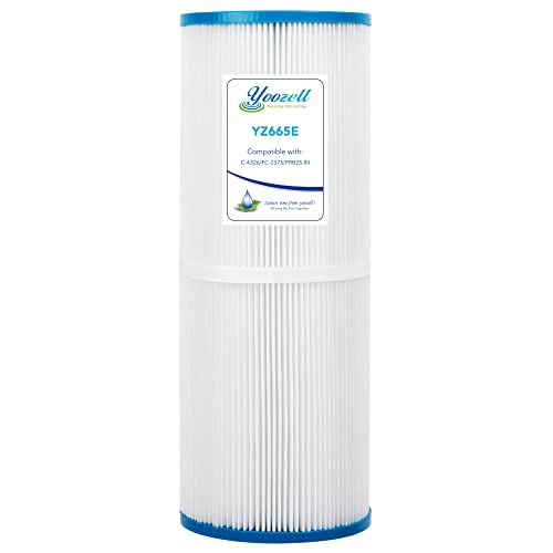 Yoozell PRB25-In Spa Filter Cartridge Compatible with Unicel c-4326 25Sq.ft Guardian 413-106 Filbur FC-2375 Pentair R173429 Darlly 42513 1 Pack…