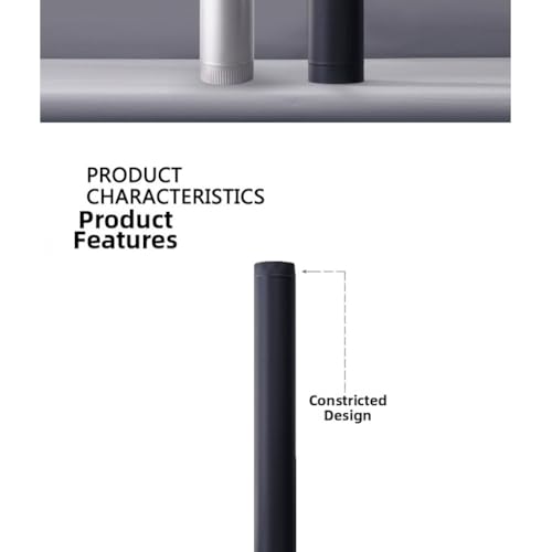 Conduit de cheminée résistant à la chaleur pour poêle et insert noir 50cm - 8