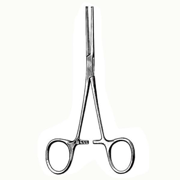 Amazon | ホスピタルサービス コッヘル鉗子(かんし)直 有鈎(ゆうこう