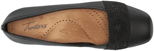 Trotters Women's Flats, Black Gem, 12 Wide | Image 4