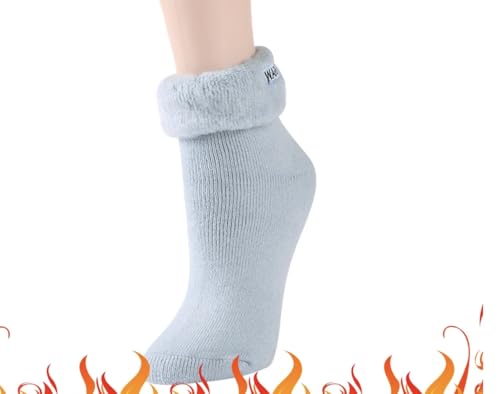 Image of DYMIAG 3 Pairs Women's Warm Winter Thermal Thick Socks - Crew Length Boot Super Soft Socks Gifts for Women, Mom