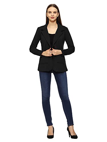 Image of ROARERS WOMEN REGULAR LENGTH POLY FLEECE SOLID COAT