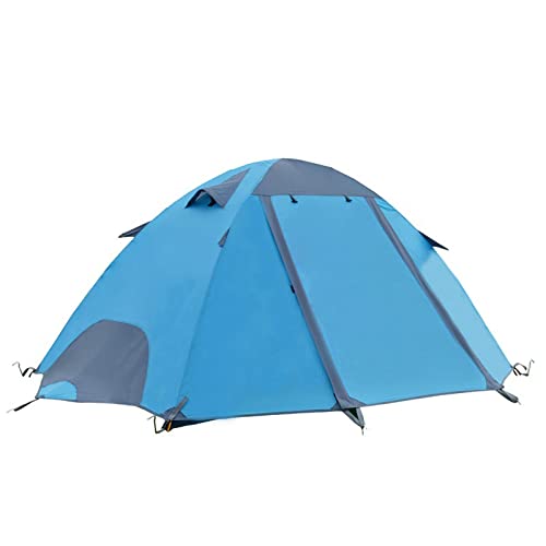 Tente de randonnée double couche légère avec sac de transport compact