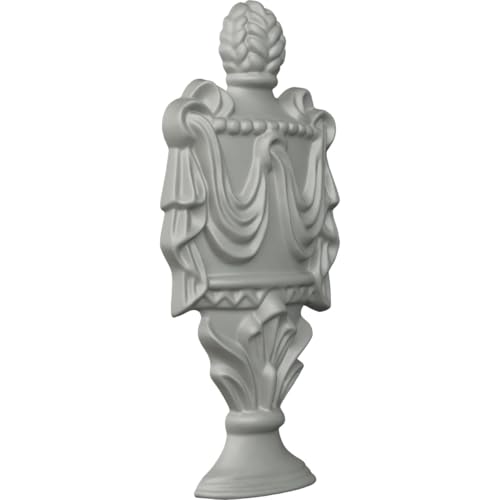 Urne classique Ekena relief fin 5/8 projection fronton prêt à peindre