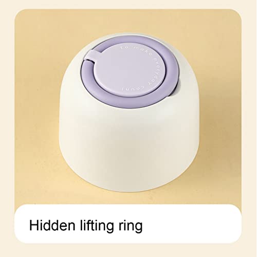 Paifa Thermoses Stainless Steel Portable Water Cup, Double-Layer Insulation Cup, With Handle, Not Leak, Suitable For Home Office Travel Outdoor Sports (Color : Brown, Size : 450Ml) #TOP4