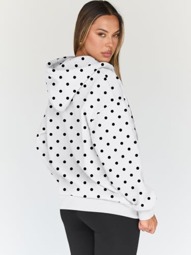 Image of Trendy Queen Womens Zip Up Hoodies 2026 Oversized Sweatshirt | Spring Fall Layering Jacket with Pockets, Casual Track Outfits, Cozy Fleece Winter Clothes