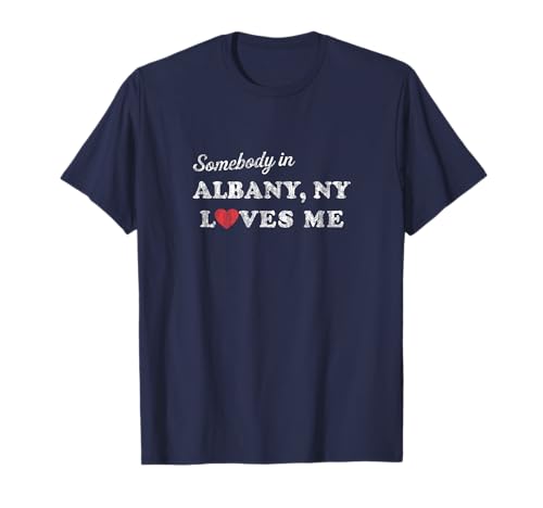 Albany New York NY T-Shirt Retro 70's Gift of Love Tee T-Shirt