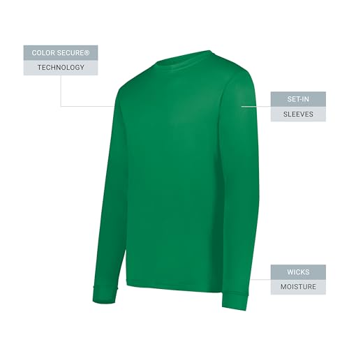 Augusta Sportswear Wicking Long Sleeve Sun Protection Athletic Shirt for Running, Hiking, Fishing, and Outdoor Activities3