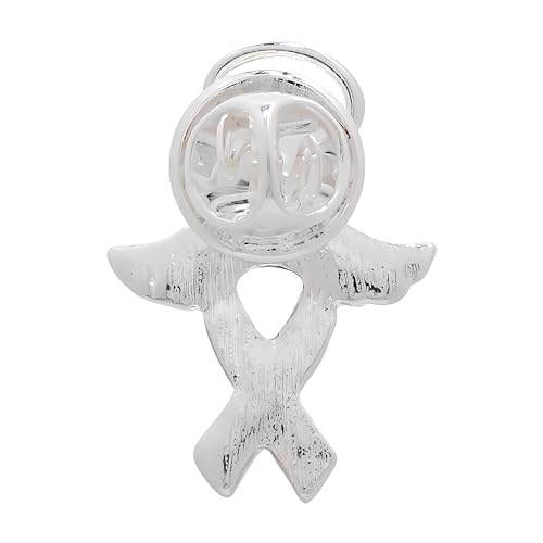 Image of 1 /2 /5 /10 /25 /50pcs Orange Ribbon Awareness Pins for Kidney Cancer, Leukemia, Multiple Sclerosis, Hunger, Gun Violence /Mass Shooting Awareness - Perfect for Support Groups, Gift-Giving, and Fundraisers