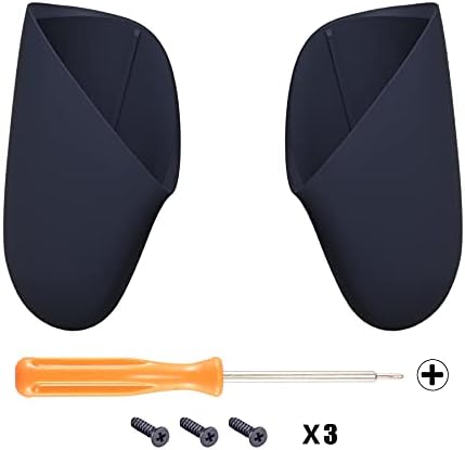 eXtremeRate Midnight Blue Replacement Handle Grips for Nintendo Switch Pro Controller, Soft Touch DIY Hand Grip Shell for Nintendo Switch Pro Controller - Controller NOT Included - 1