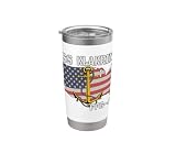 USS Klakring FFG-42 Frigate Veterans Day Father Grandpa Dad Stainless Steel Insulated Tumbler