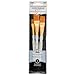 FolkArt 50559E Plaid Nylon Brush Set, 50559 Brown (3-Piece)