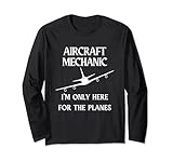 Flugzeugwartungstechniker, Flugzeugmechaniker Langarmshirt