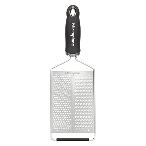 Microplane Küchenreibe mit Doppelklinge Grob & Fein Cover