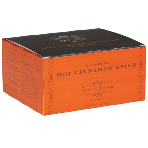 Harney & Sons Hot Cinnamon Spice Tea, 50 Tea Bags