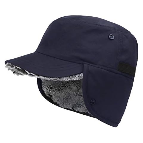 Gorra Aviador Gisdanchz con Orejeras Impermeable Cover