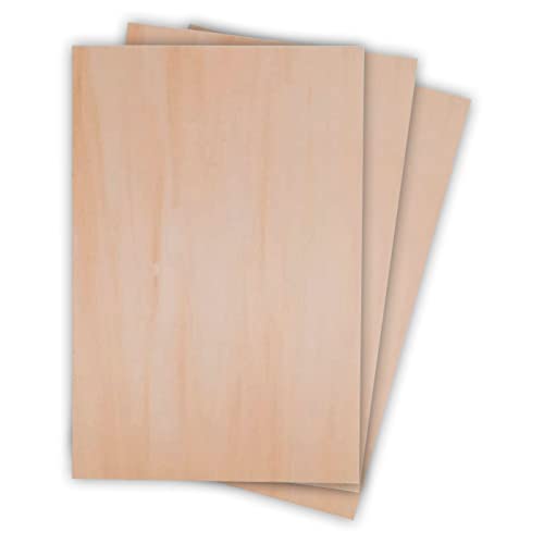 Tradineur - Lámina/Chapa de madera - Fabricado en España - Ideal para manualidades - Resistente - 40 x 30 x 0,3 cm