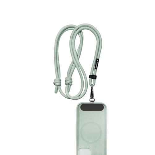Tour de cou universel pour téléphone Vert Sauge : le cordon ajustable et pratique au quotidien