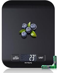 Izeyu 10KG Digitale Edelstahl Küchenwaage K003