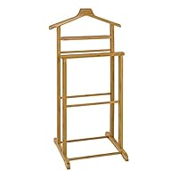 HAKU Möbel Men'S Valet Nature, Bamboo - Size: W 48 cm X H 96 cm X D 35 cm, Style: Scandinavian