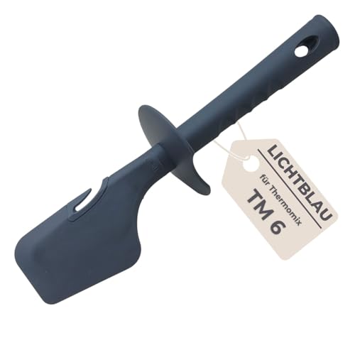 LICHTBLAU Spatule 2640 Compatible avec Thermomix TM6 - Rechange pour Robot de Cuisine Vorwerk - Qualité Alimentaire en Plastique Gris Foncé