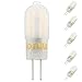 Bonlux 3W 12V Bi-Pin G4 Led Bombilla, Reemplazo de 25W Hálogena Bombilla (Luz Fría 6000K, 5-Unidades)