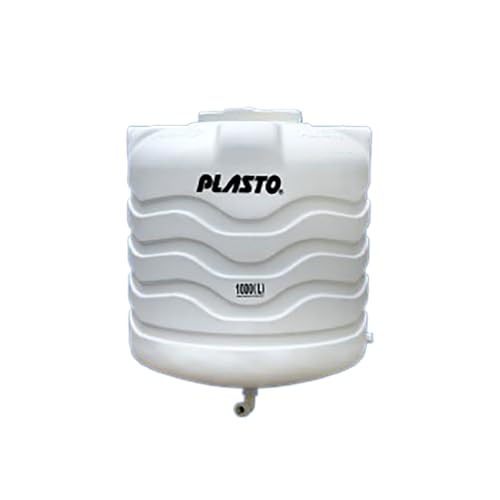 Image of Self Cleaning Water Tank 1000 L | Triple Layer Water Storage Tank | Food Grade Plastic Overhead Tank | UV Stabilized Durable Leak Resistant Tank for Home Residential Commercial Use