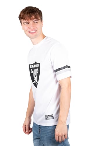 Ultra Game JTM5421F23 Men'S Standard Jersey V-Neck Mesh Stripe T-Shirt thumb #1