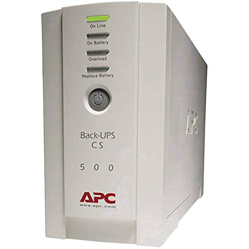 APC BK500EI Back UPS CS - Sistema de alimentación ininterrumpida SAI 500VA (4 salidas IEC)