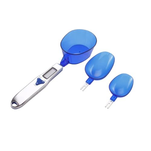 Cabilock Báscula Electrónica De Cocina Cuchara Digital Azul 300 G/0,1 g Precisión Alta Temperatura 0-40°c Pilas Aaa Adecuado Para Medir Ingredientes y Condimentos