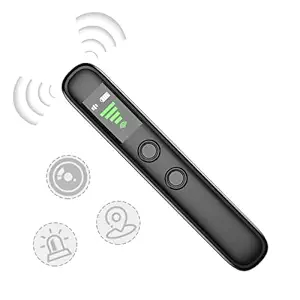 Hidden Camera Detectors, Portable Anti-Eavesdropping Device Detector, RF/Wireless Signal Scanner GPS Tracker Detector, Bug Detector Burglar Alarm Camera Finder for Home/Hotel/Office
