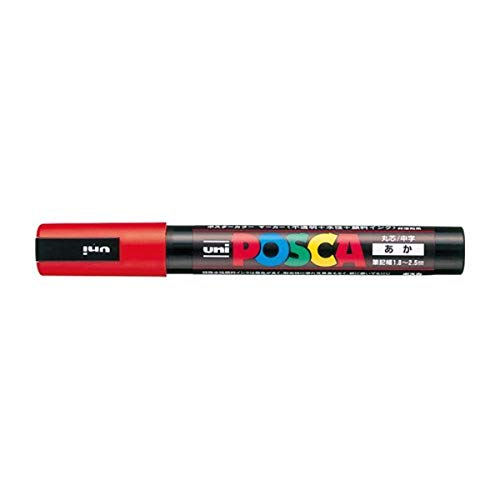 Uni Posca Medium Marker Red (PC5M.15)