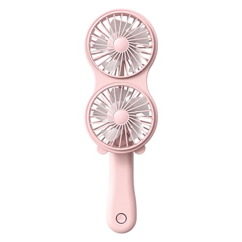 Genérico Ventilador Portátil, Ventilador Portátil Para Maquillaje, Circulador de Aire Recargable por USB para Viajes Playa Bodas Gimnasio y Exteriores