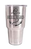 Personalized YETI 30 oz.Tumbler Split Anchor CUSTOM Laser Engraved - Includes MagSlide Lid