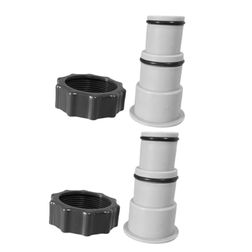 DOITOOL 2 Stück Pool Pump Adapter Schlauchverbinder für Poolfilter Wasserpumpe Kompatibel mit Pools und Planschbecken Einfache Installation Langlebiges Zubehör für Haus und Industrie