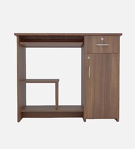 Image of COUCH CULTURE Relish Engineered Wood Study Table | Multi-Purpose Study Table | Computer Table for Students | Office Table with Drawers | Desk for Work from Home | 1 Year Warranty - Leon Teak