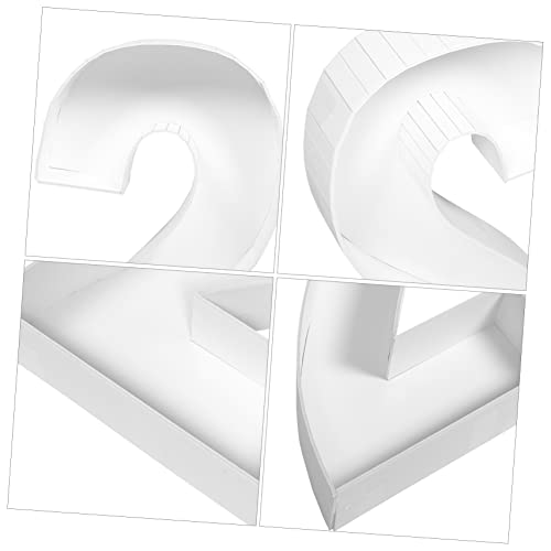 Support à ballons en forme de chiffre Homoyoyo avec kit de table stable